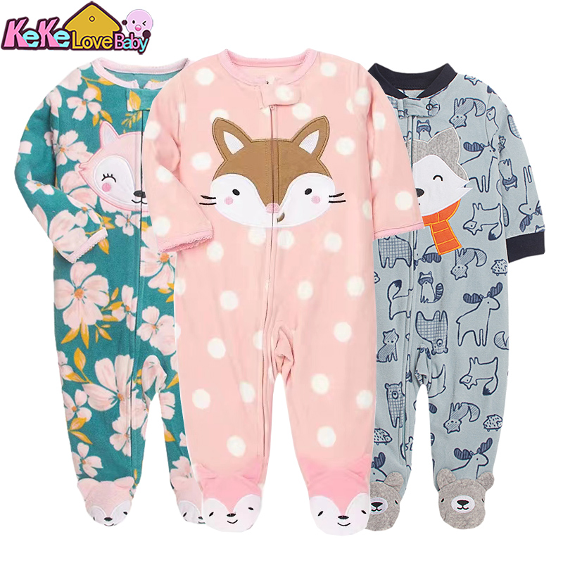 Baby Clothing Zipper - Noworodek chłopiec śpioszki dziewczęce ubrania zimowa