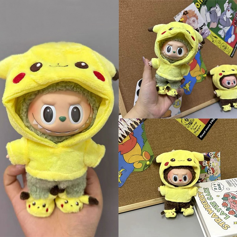 Baby Clothing Set - 15 17cm Ubranka dla lalki Labubu,
