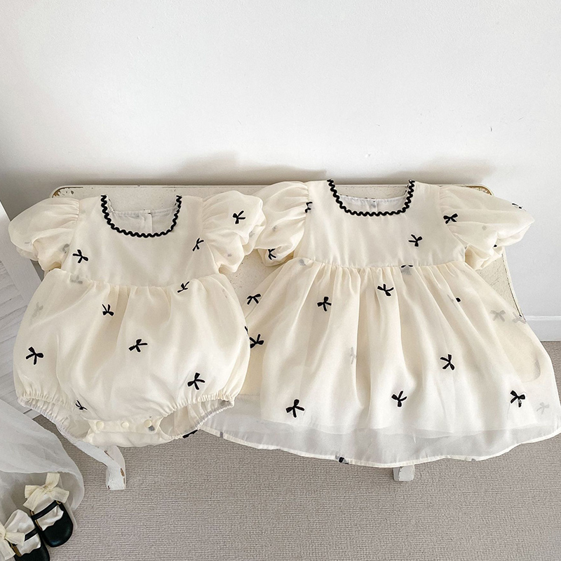 Baby Clothing In Summer - Odzież dla dzieci Siostry Letnia sukienka