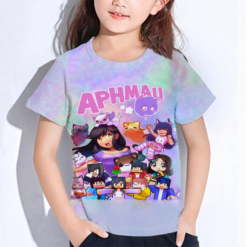 Baby Clothing For Sale - Aphmau Meows kot T-shirty z motywem