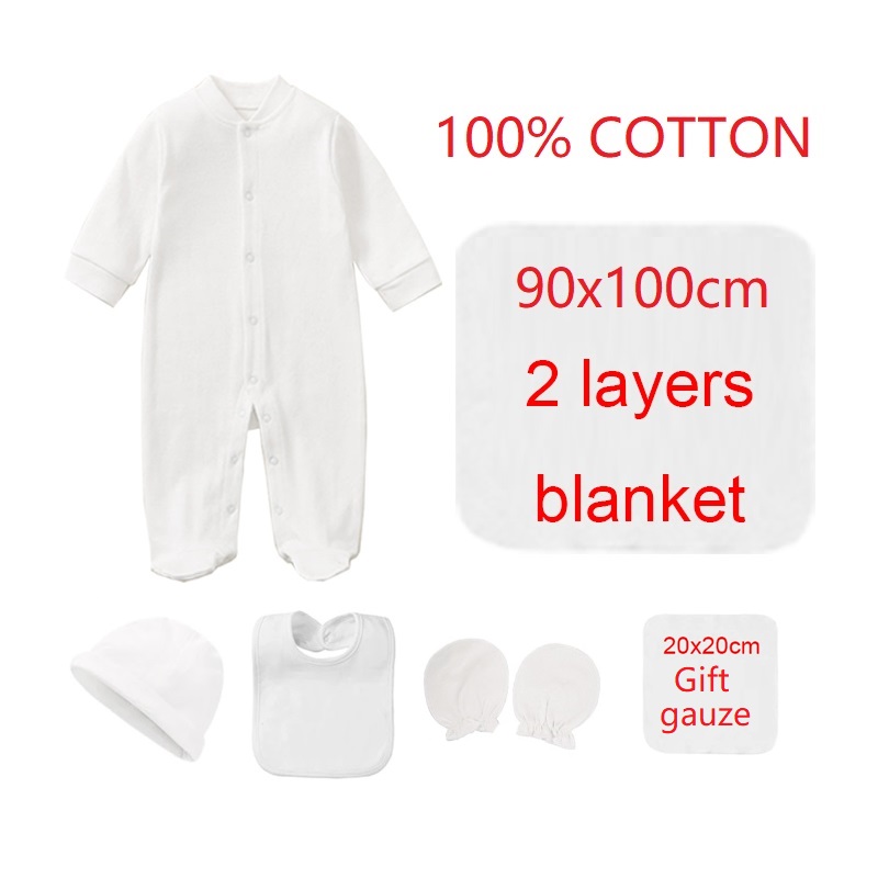 Baby Clothing Factory Shop - 3-częściowy zestaw ubranek dla noworodków Romper