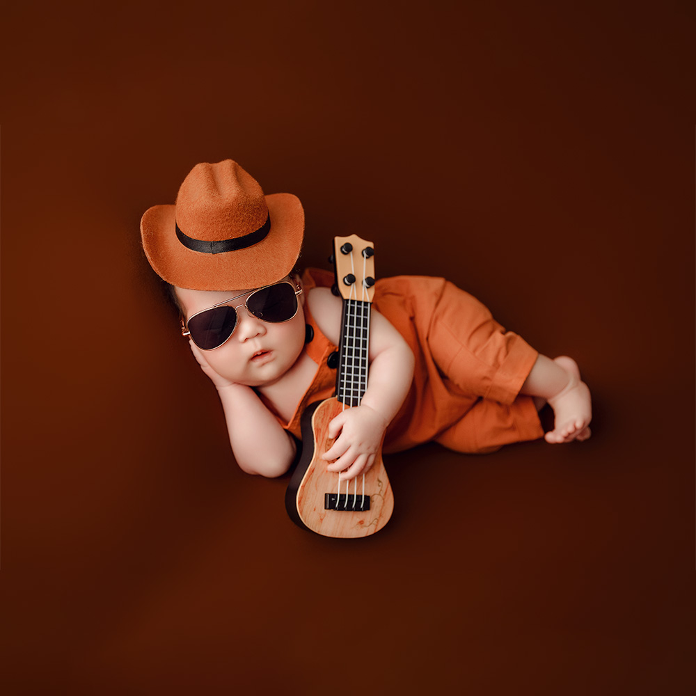 Baby Clothing Dividers - Niemowlęta fotografia rekwizyty ubrania kombinezony kowbojskie