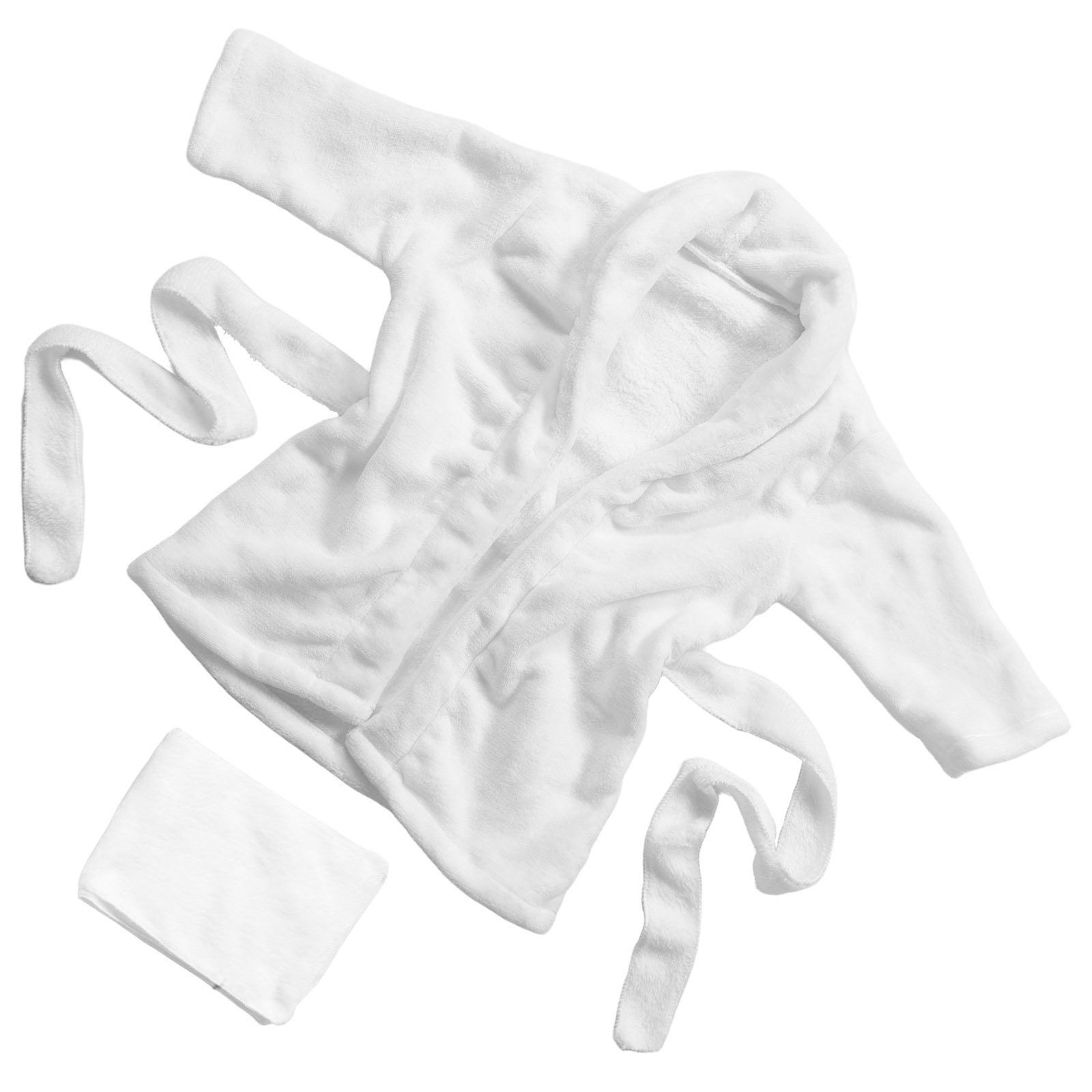 Baby Gown Nightwear - 1 Zestaw Dziecięcy Szlafrok Gruby Polar