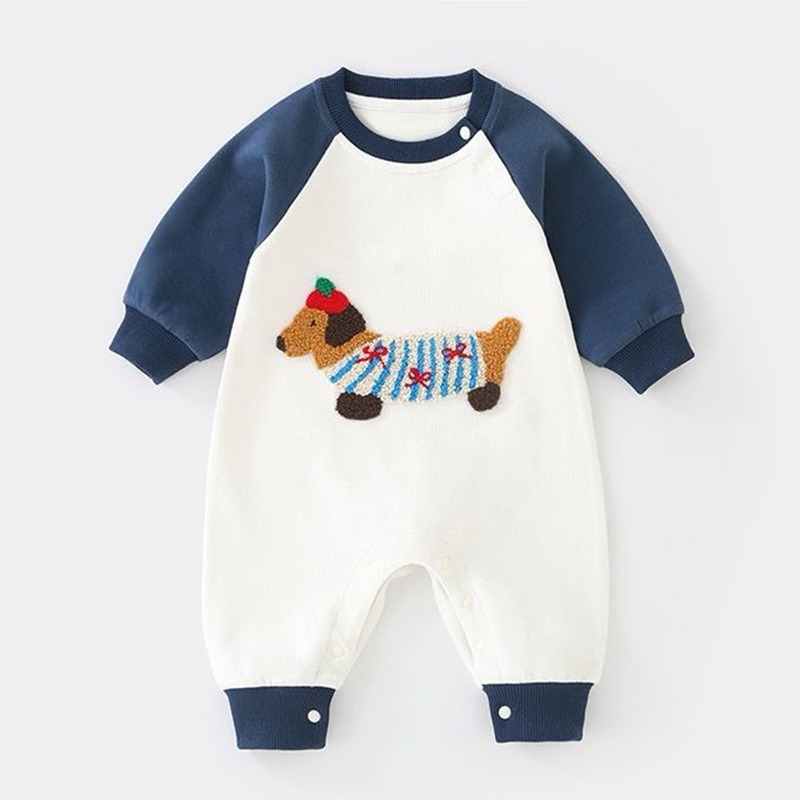 Baby Clothing Logo - Unisexowy pajacyk niemowlęcy na wiosnę/jesień dla