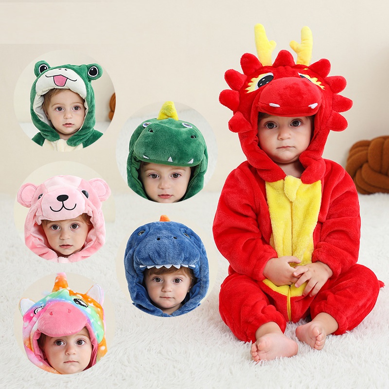 Baby Clothing Factory Shop - Śpioszki dla niemowląt kostium zimowy flanelowe