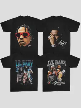 Baby Clothing In Summer - Koszulka męska Lil Baby Hip Hop
