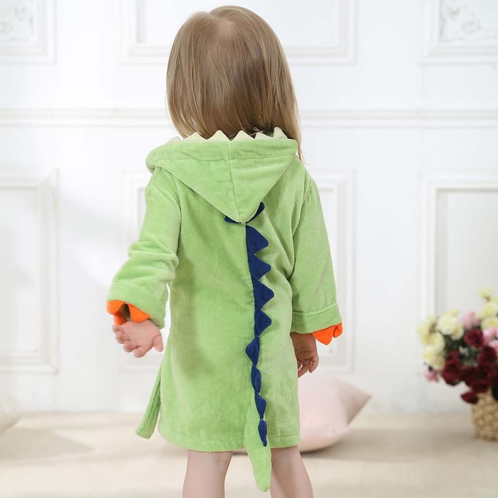 Baby Clothing Factory Shop - 100% bawełna gruba tkanina dziecięcy szlafrok