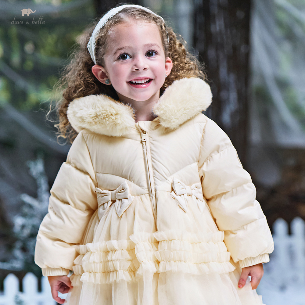 Baby Clothing Zipper - Kurtka puchowa dla dziewczynek Dave Bella,