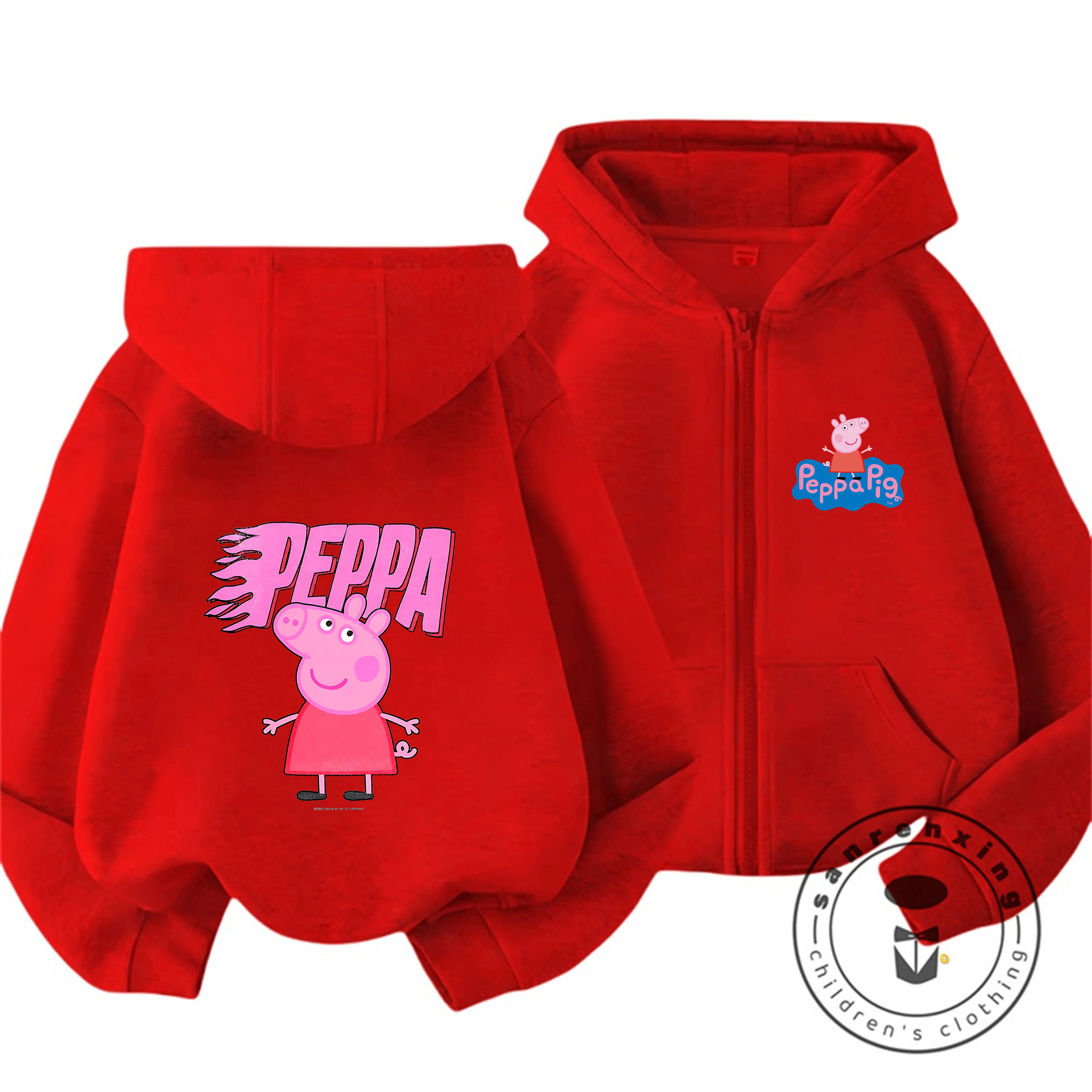 Baby Clothing Zipper - Modna, ciepła bluza z kapturem i