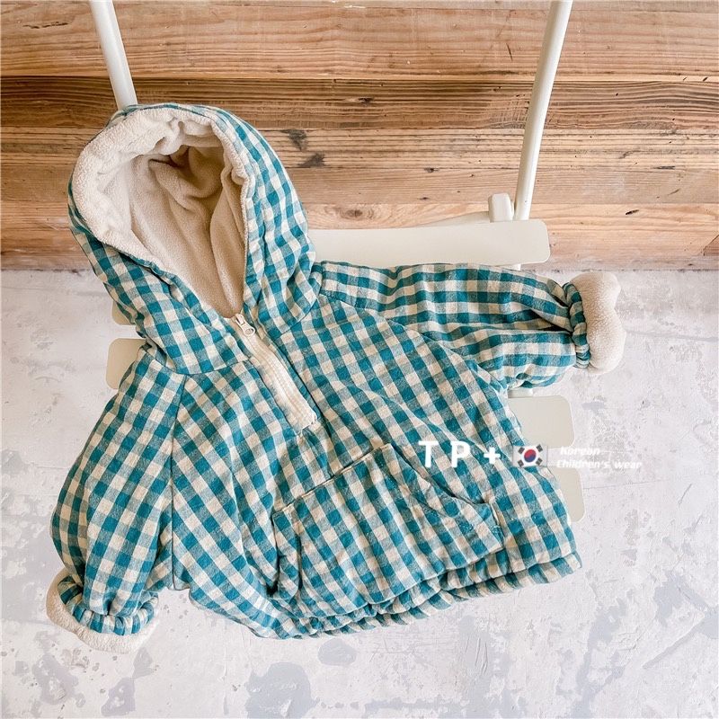 Kurtka dziecięca w kratę 2026, – Baby Clothing Zipper recenzja i cena