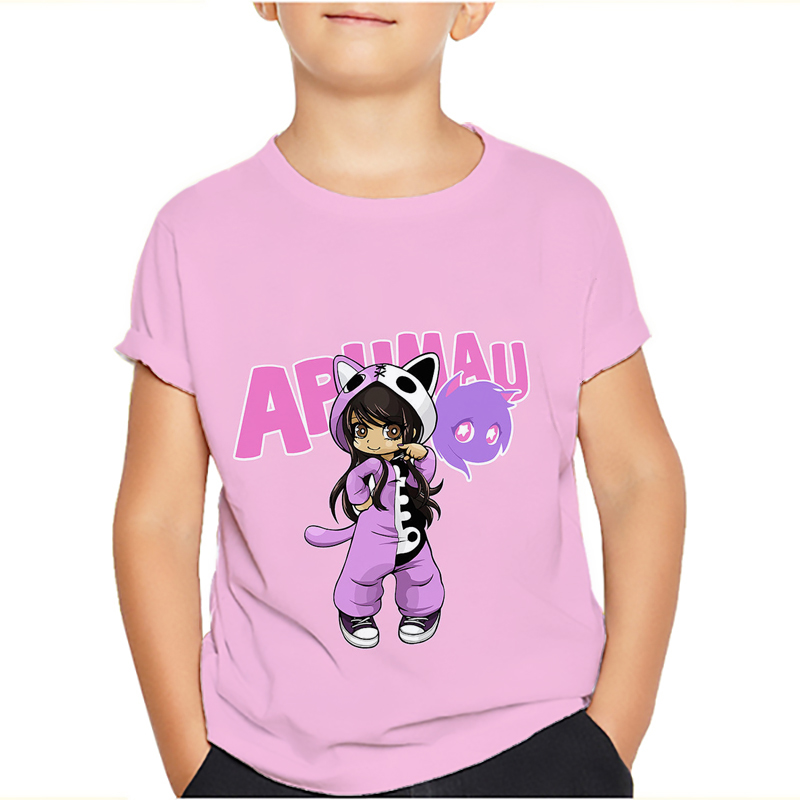 Aphmau Meows kot T-shirty z mo – Baby Clothing For Sale recenzja i cena