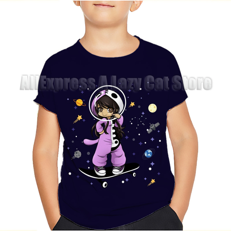 Aphmau Meows kot T-shirty z mo – Baby Clothing For Sale recenzja i cena