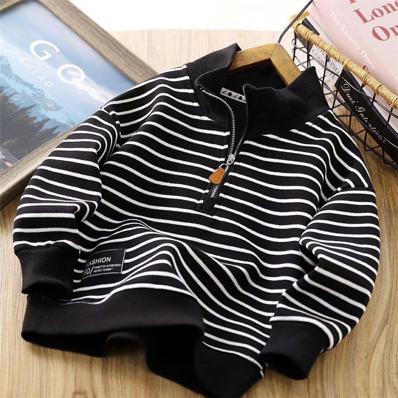 Chłopcy bluza w paski wiosna j – Baby Clothing Zipper recenzja i cena