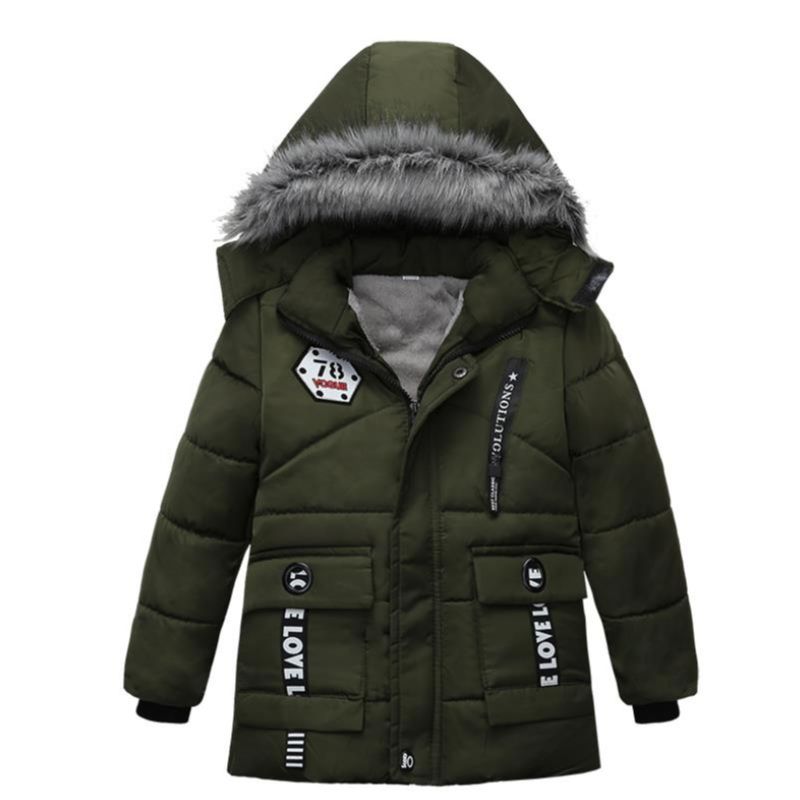 Kurtka zimowa dla dzieci chłop – Baby Clothing Zipper recenzja i cena