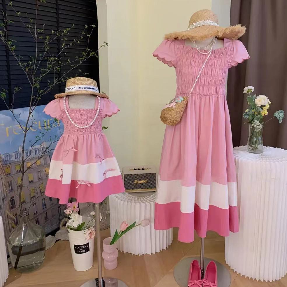 2024 letnia mama i córka pasuj – Baby Clothing In Summer recenzja i cena