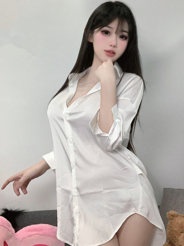 Moda biała kolorowa koszula pe – Baby Gown Nightwear recenzja i cena