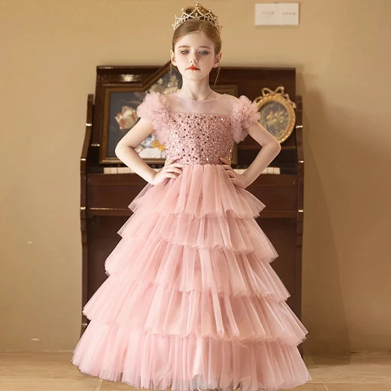Długa Sukienka 2025 Różowa Bro – Baby Clothing For Girls recenzja i cena