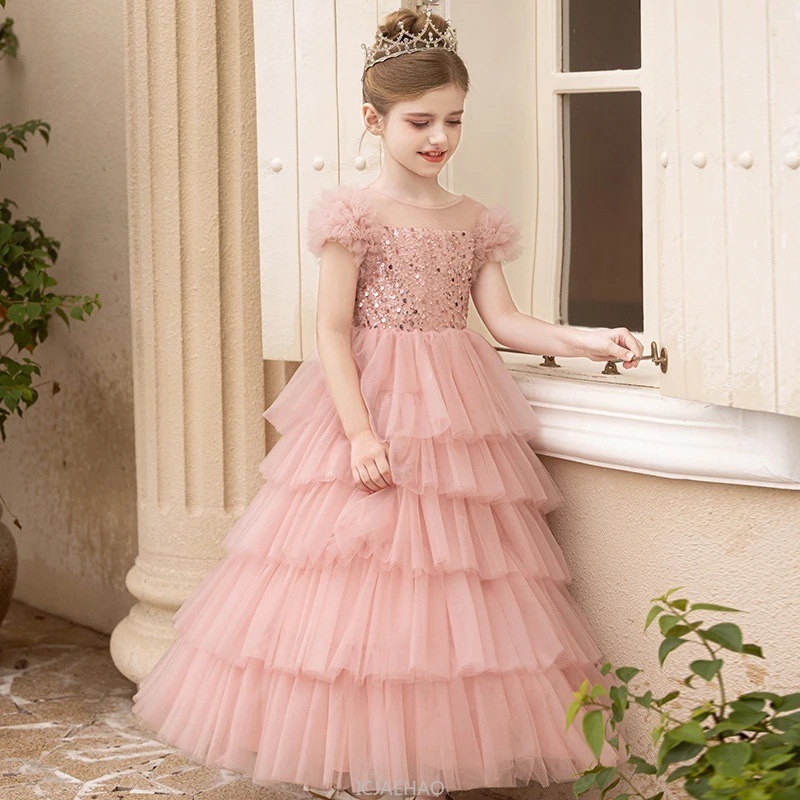Długa Sukienka 2025 Różowa Bro – Baby Clothing For Girls recenzja i cena