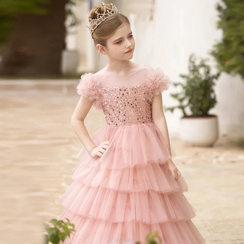 Długa Sukienka 2025 Różowa Bro – Baby Clothing For Girls recenzja i cena