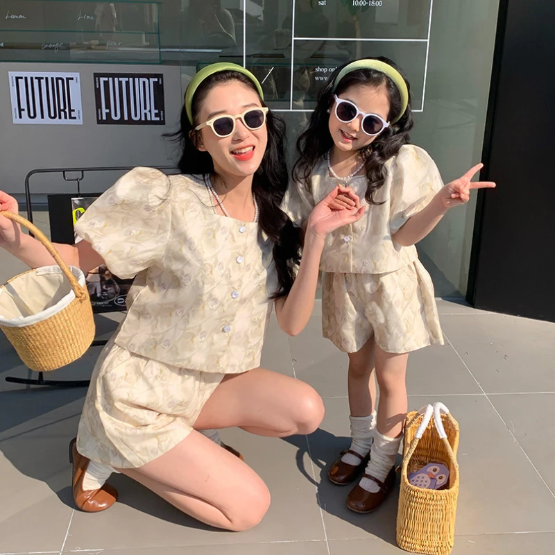 Mama i córka równe zestawy ubr – Baby Clothing In Summer recenzja i cena