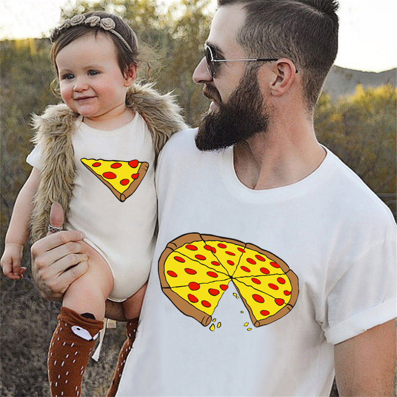 Zabawny nadruk z pizzą Koszulk – Baby Clothing For Sale recenzja i cena