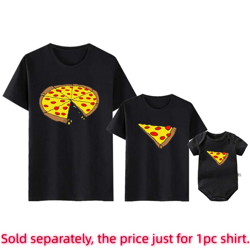 Zabawny nadruk z pizzą Koszulk – Baby Clothing For Sale recenzja i cena