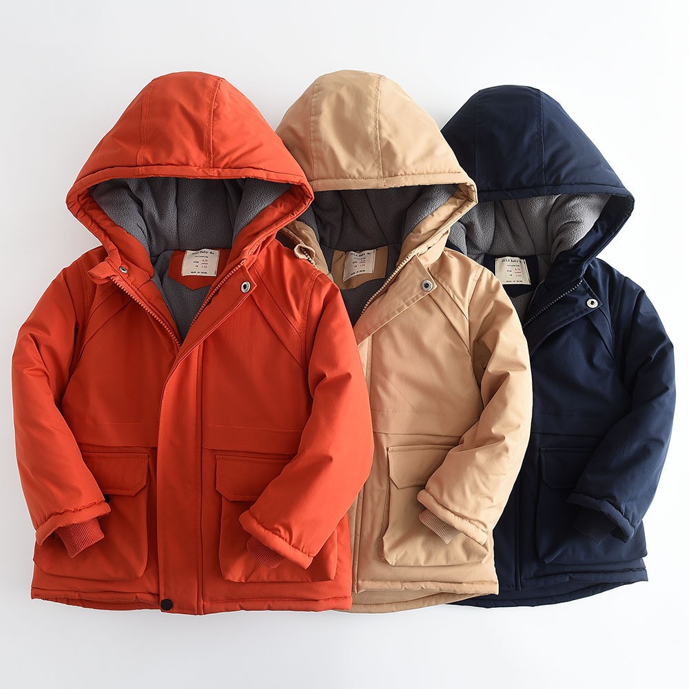 Chłopięca zimowa kurtka bawełn – Baby Clothing Zipper recenzja i cena