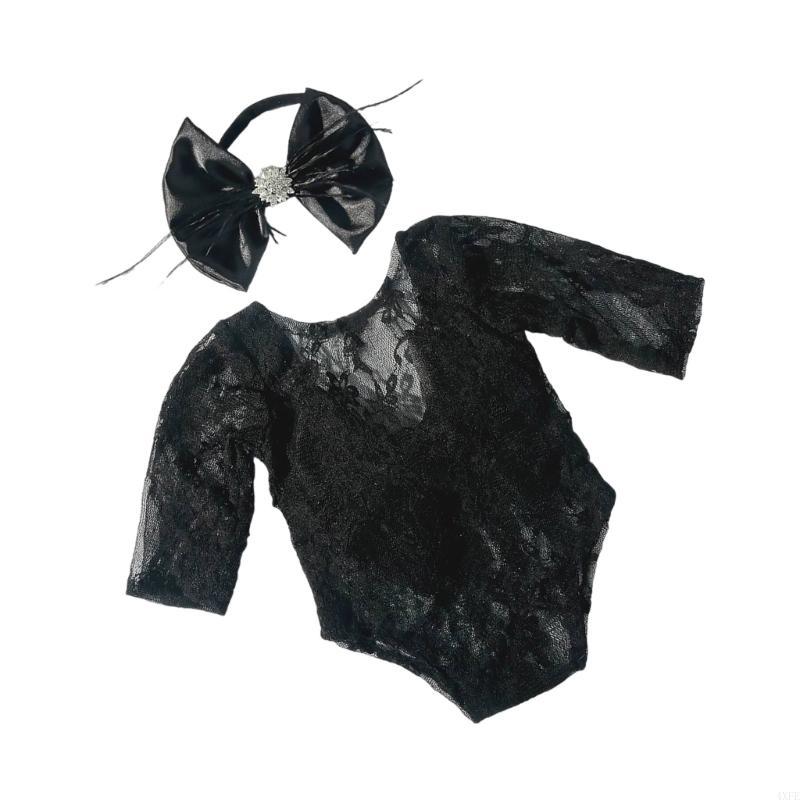 Elegancki koronkowy zestaw rom – Baby Clothing Set recenzja i cena
