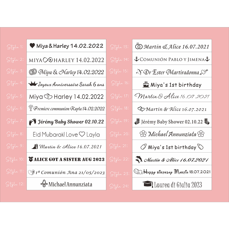 100 szt. Personalizowane Kolor – Baby Zebra Clothing recenzja i cena