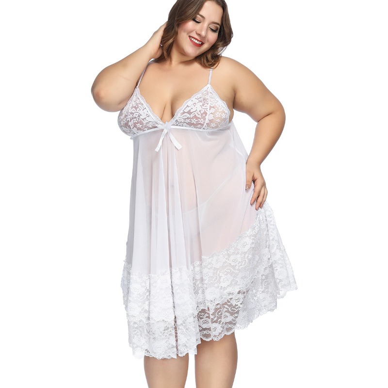 S-7XL Plus rozmiar seksowny pa – Baby Gown Nightwear recenzja i cena