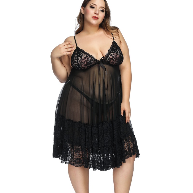 S-7XL Plus rozmiar seksowny pa – Baby Gown Nightwear recenzja i cena